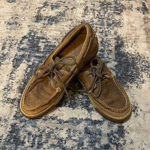 Tooled leather shoes. Good condition.